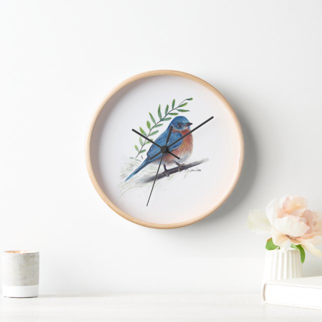 Bluebird Home Décor Wall Clock (Home)