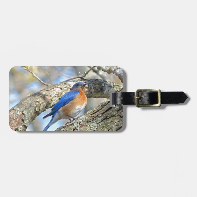 Bluebird Luggage Tag (Front Horizontal)