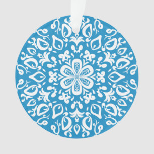 Bluebird Mandala Ornament
