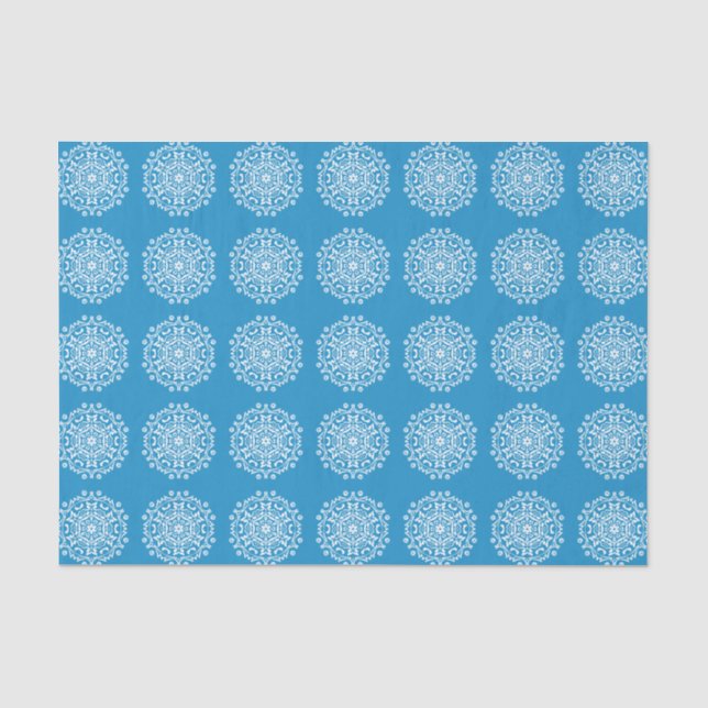 Bluebird Mandala Tissue Paper (Front)