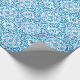 Bluebird Mandala Wrapping Paper