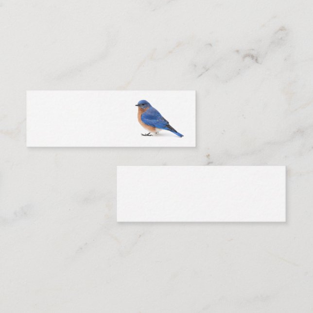 Bluebird Mini Business Card (Front/Back)