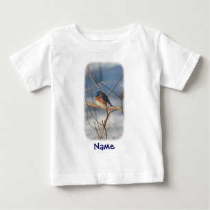 Bluebird Monogram Your Name Personalised Baby T-Shirt