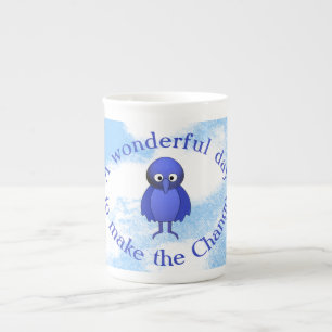 Bluebird Motivation Bone China Mug
