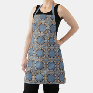 Bluebird Nature Abstract Pattern Apron