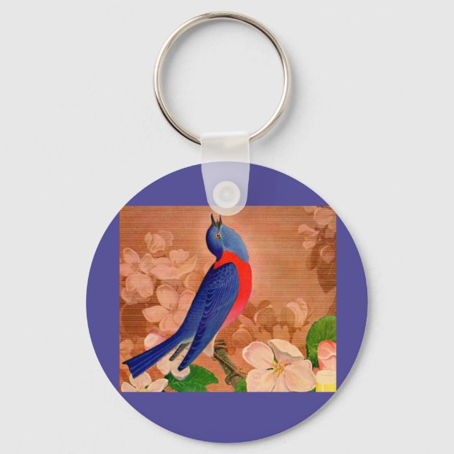 bluebird of happiness key ring (Front)