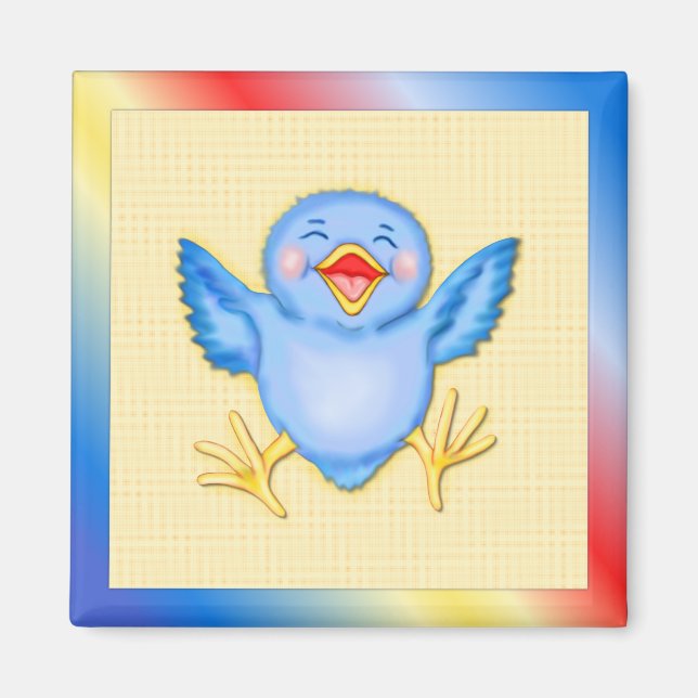 Bluebird of Happiness Magnet (Front)