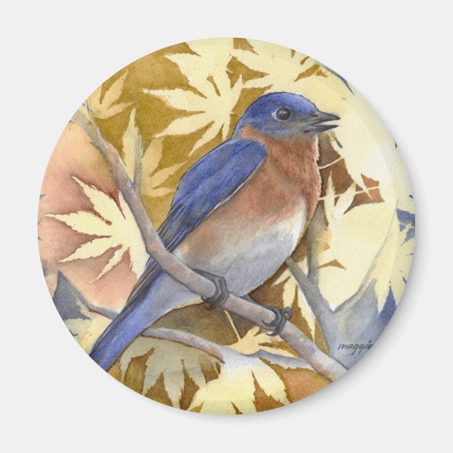 Bluebird of Happiness Magnet (Front)