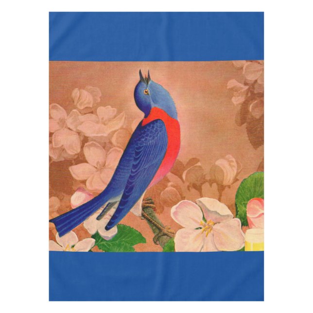 bluebird of happiness tablecloth (Front)