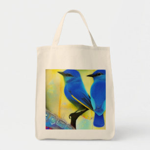 Bluebird of Happiness Tote Bag