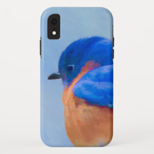 Bluebird Painting - Original Bird Art iPhone XR Case