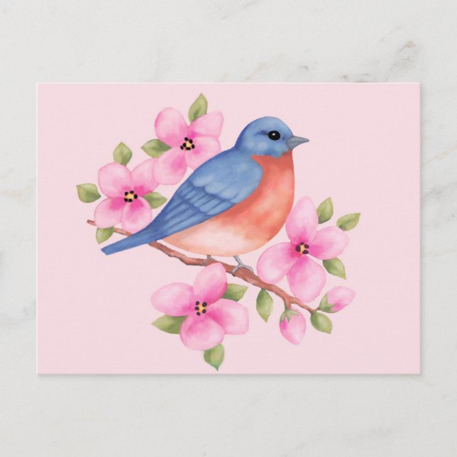 Bluebird Postcard (Front)