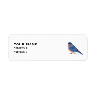 Bluebird Return Address Label