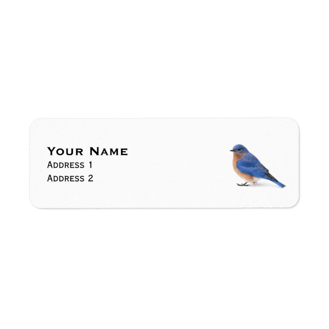 Bluebird Return Address Label (Front)