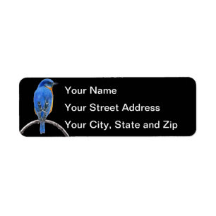 Bluebird Return Address Label
