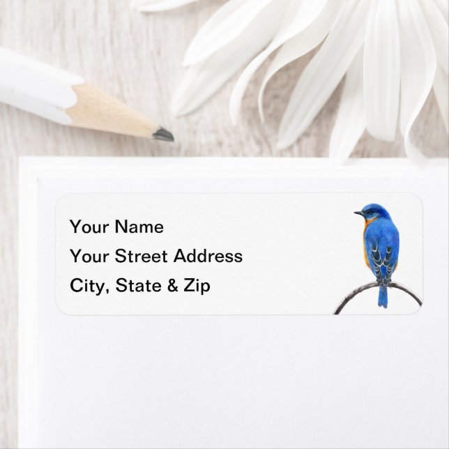 Bluebird Return Address Label (Insitu)