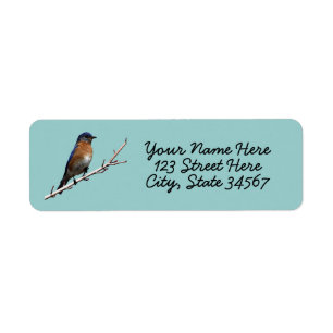 Bluebird Return Address Labels