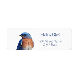 Bluebird Return Address Labels