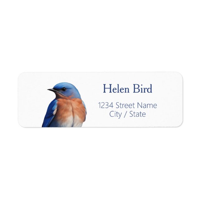 Bluebird Return Address Labels (Front)