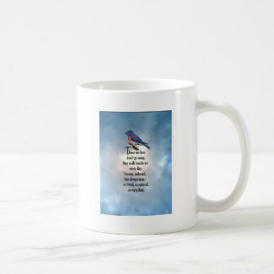 Bluebird "so Loved" Poem Coffee Mug