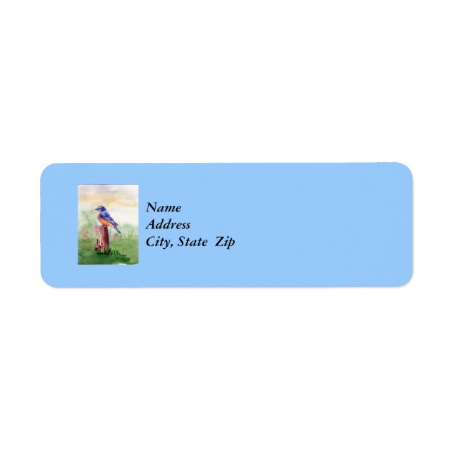 Bluebird Song Return Address Labels (Front)