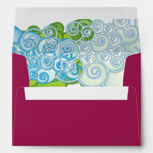 BLUEBIRD STAR OF DAVID Bat Mitzvah Envelope