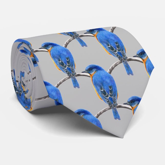Bluebird Tie (Rolled)