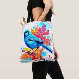 Bluebird's Bliss Art Tote Bag