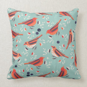 Bluebirds Cushion