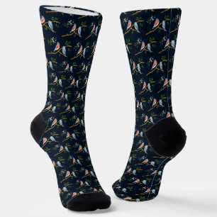 Bluebirds Dark Blue Socks