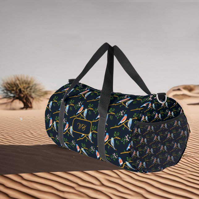 Bluebirds Duffel Bag Dark Blue (Creator Uploaded)