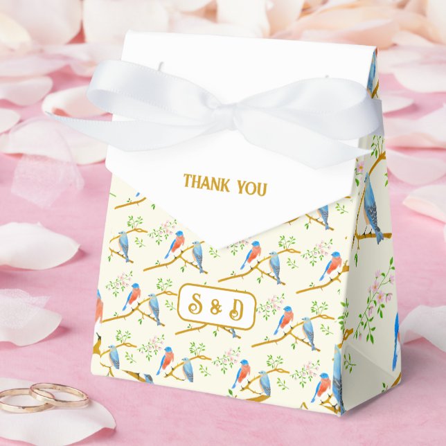 Bluebirds Favour Box (Wedding)