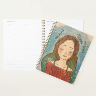 Bluebirds Girl Don't Fly Away Planner