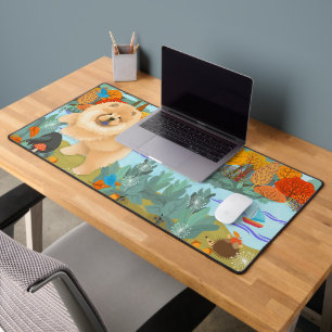 BLUEBIRDS OF HAPPINESS  Chow Desk Mat