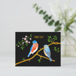 Bluebirds Postcard