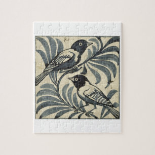 Bluebirds (w/c on paper) jigsaw puzzle