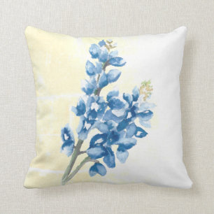 Bluebonnet 4 on Pale Yellow Cushion