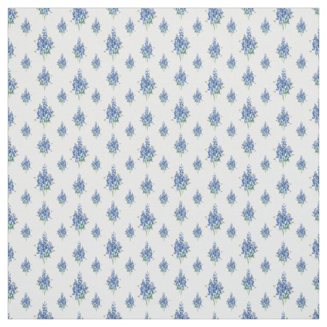 Bluebonnet and Wildflowers Fabric (Swatch)