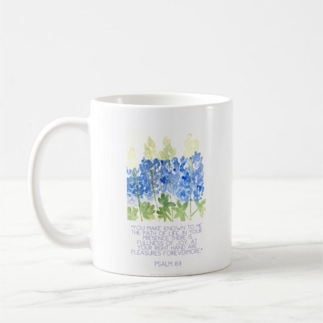 Bluebonnet Joy Mug (Left)