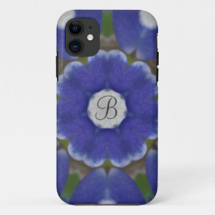Bluebonnet Monogram iPhone 11 Case