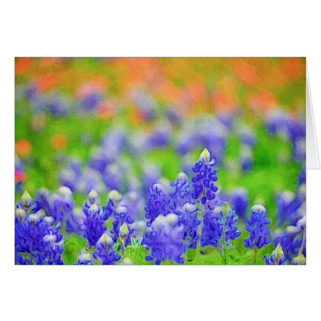 Bluebonnet on Canvas (Front Horizontal)