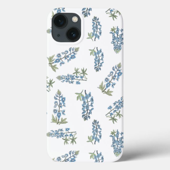 Bluebonnet Pattern Case-Mate iPhone Case (Back)