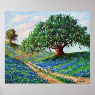 "Bluebonnet Road" Print
