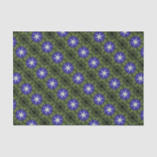Bluebonnet Symmetry Tissue Paper (Front)