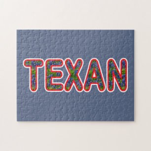 Bluebonnet Texan Jigsaw Puzzle