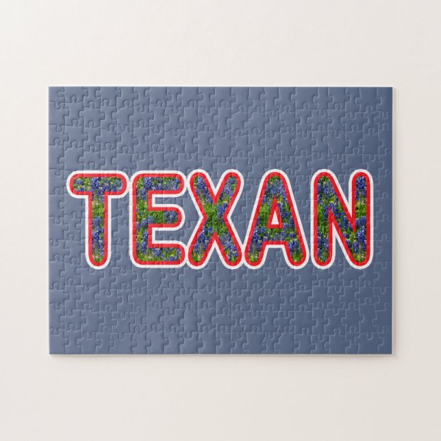 Bluebonnet Texan Jigsaw Puzzle (Horizontal)