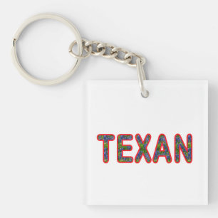 Bluebonnet Texan Key Ring