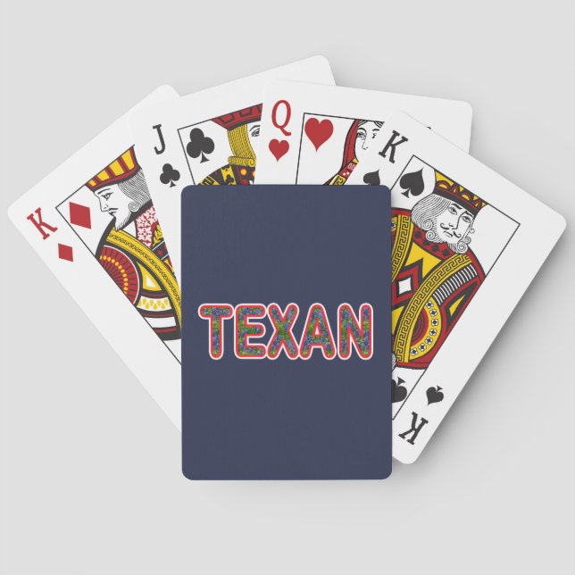 Bluebonnet Texan Playing Cards (Back)