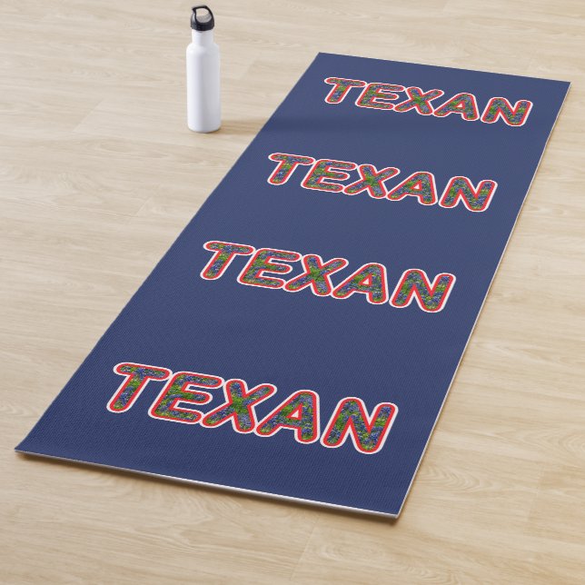 Bluebonnet Texan Yoga Mat (In Situ)