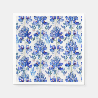 Bluebonnet Texas Wild Flower Pattern Napkin